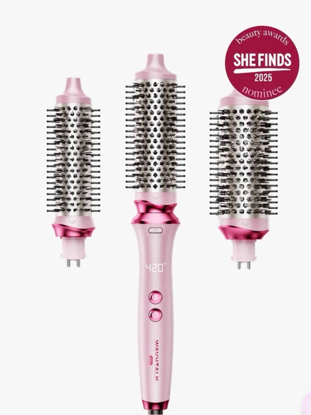 Wavytalk Heatwave Pro ionic thermal brush set